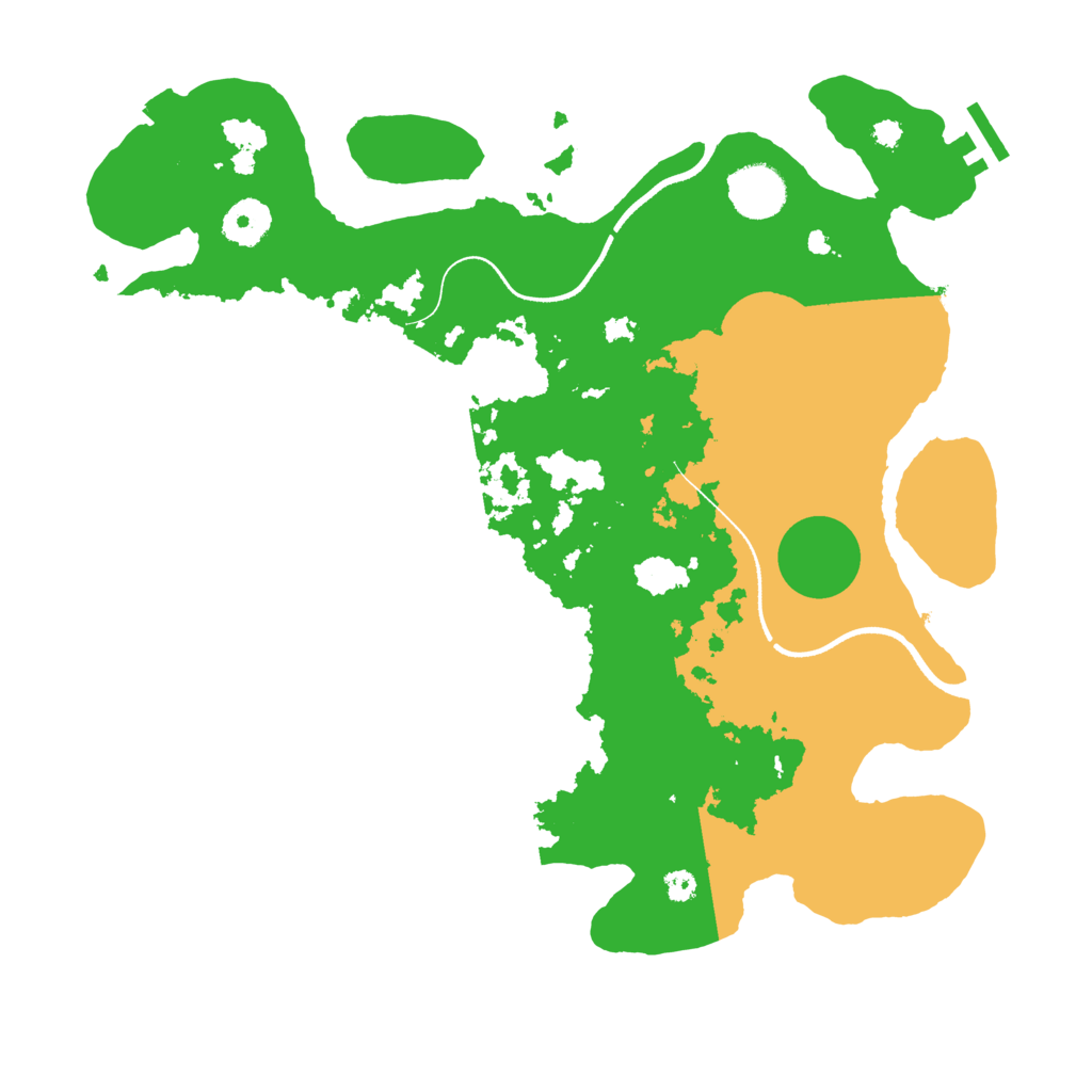 Biome Rust Map: Procedural Map, Size: 3500, Seed: 1044735739