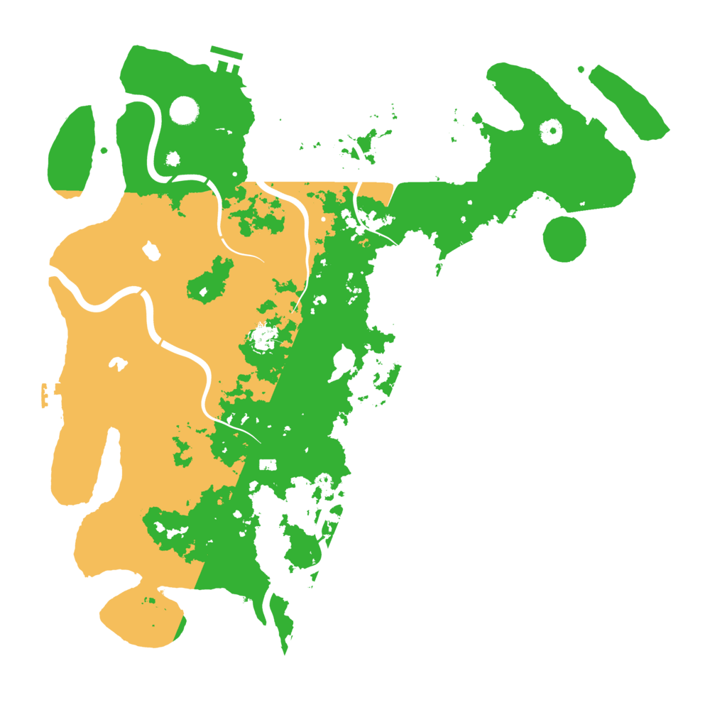 Biome Rust Map: Procedural Map, Size: 4500, Seed: 448831059