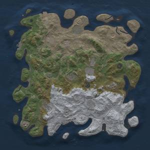 Thumbnail Rust Map: Procedural Map, Size: 4250, Seed: 1848422874, 19 Monuments