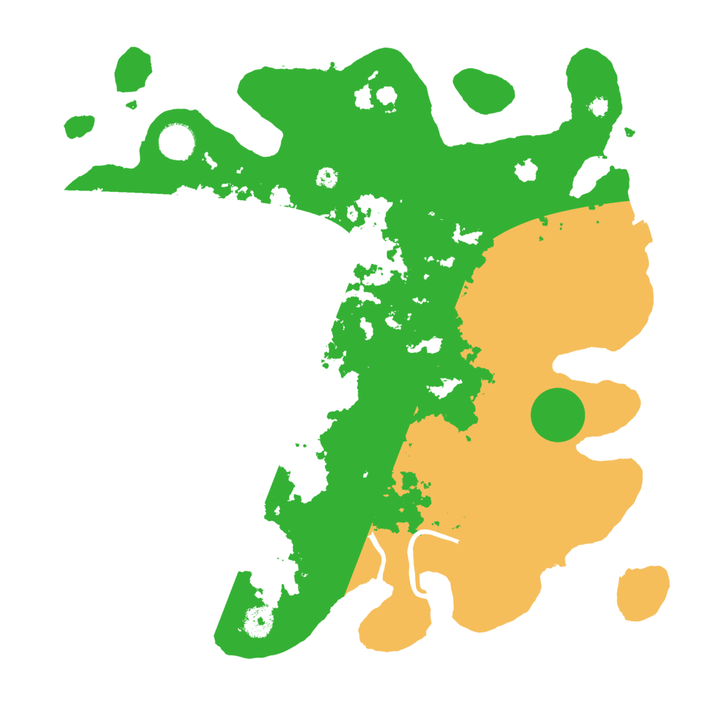 Biome Rust Map: Procedural Map, Size: 3500, Seed: 11882547