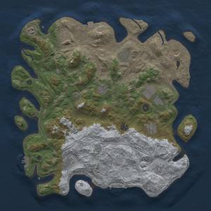 Thumbnail Rust Map: Procedural Map, Size: 4250, Seed: 1099875116, 19 Monuments