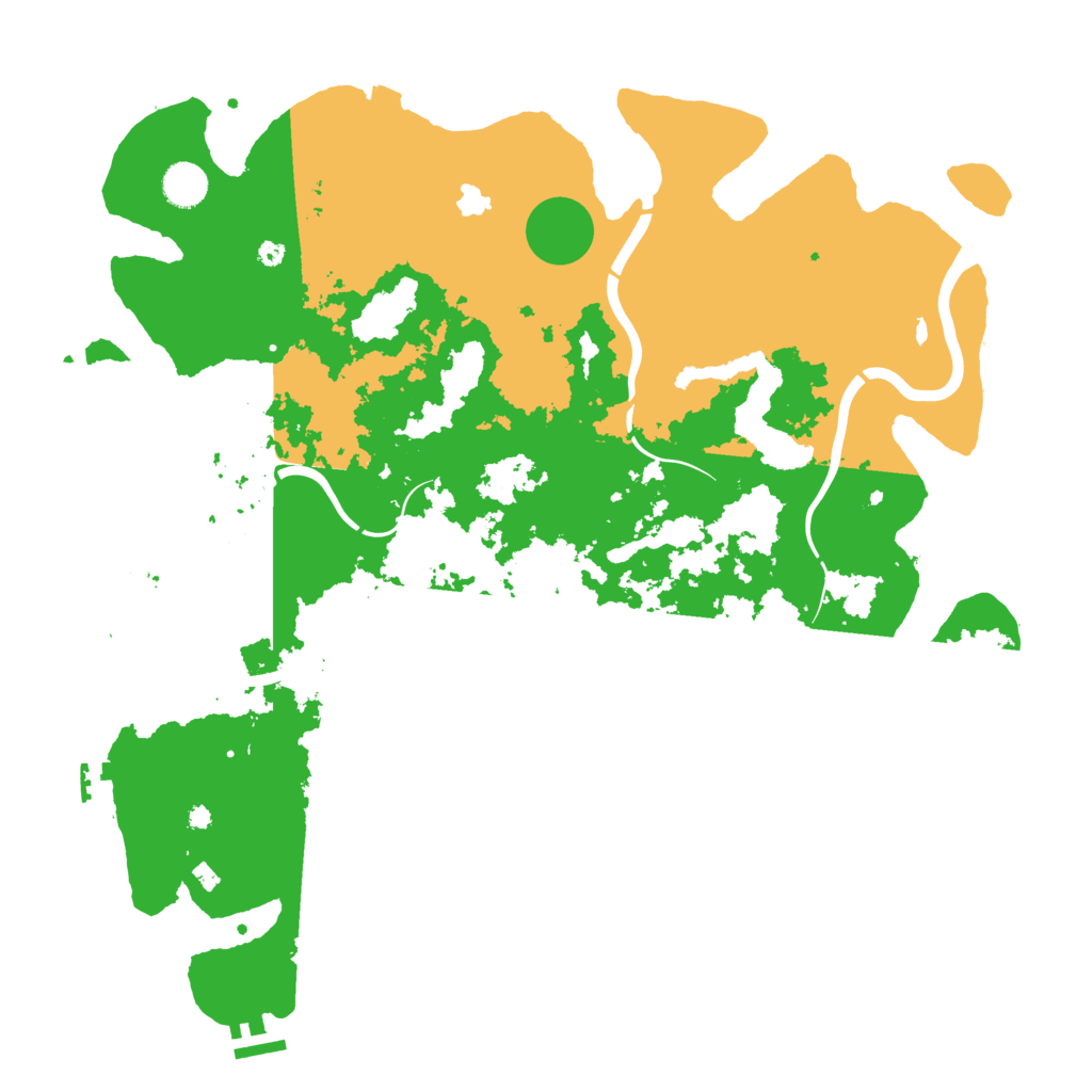 Biome Rust Map: Procedural Map, Size: 4250, Seed: 1099875116