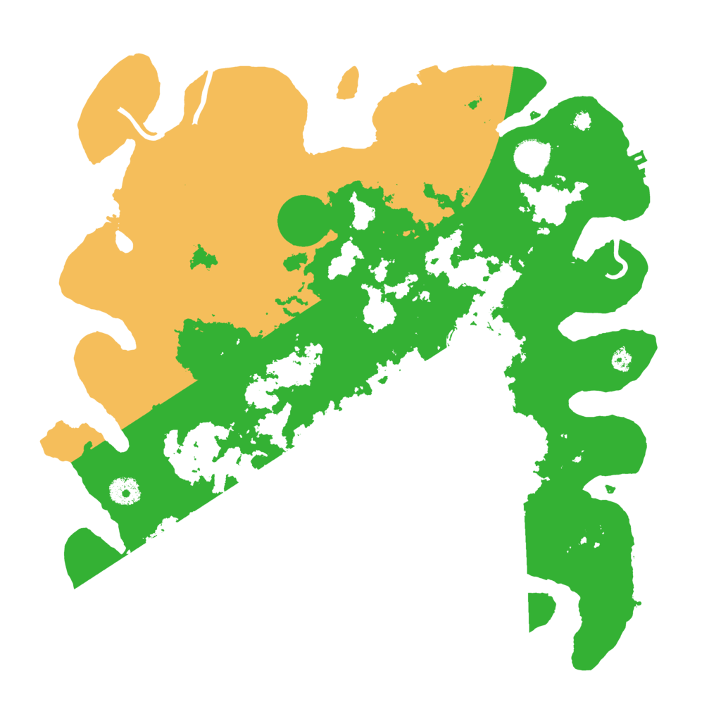 Biome Rust Map: Procedural Map, Size: 3700, Seed: 91895780