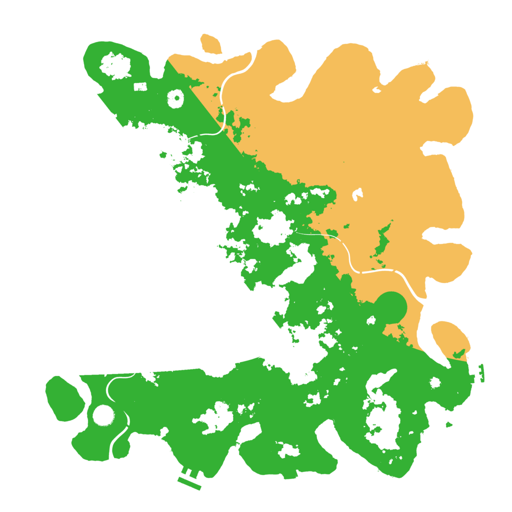 Biome Rust Map: Procedural Map, Size: 4250, Seed: 1868797449