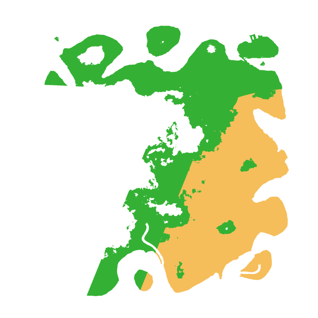 Biome Rust Map: Procedural Map, Size: 3500, Seed: 1784947720