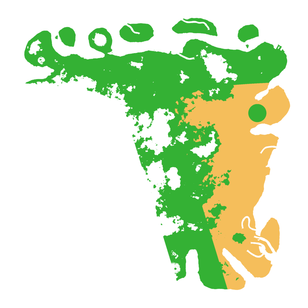 Biome Rust Map: Procedural Map, Size: 4500, Seed: 55874