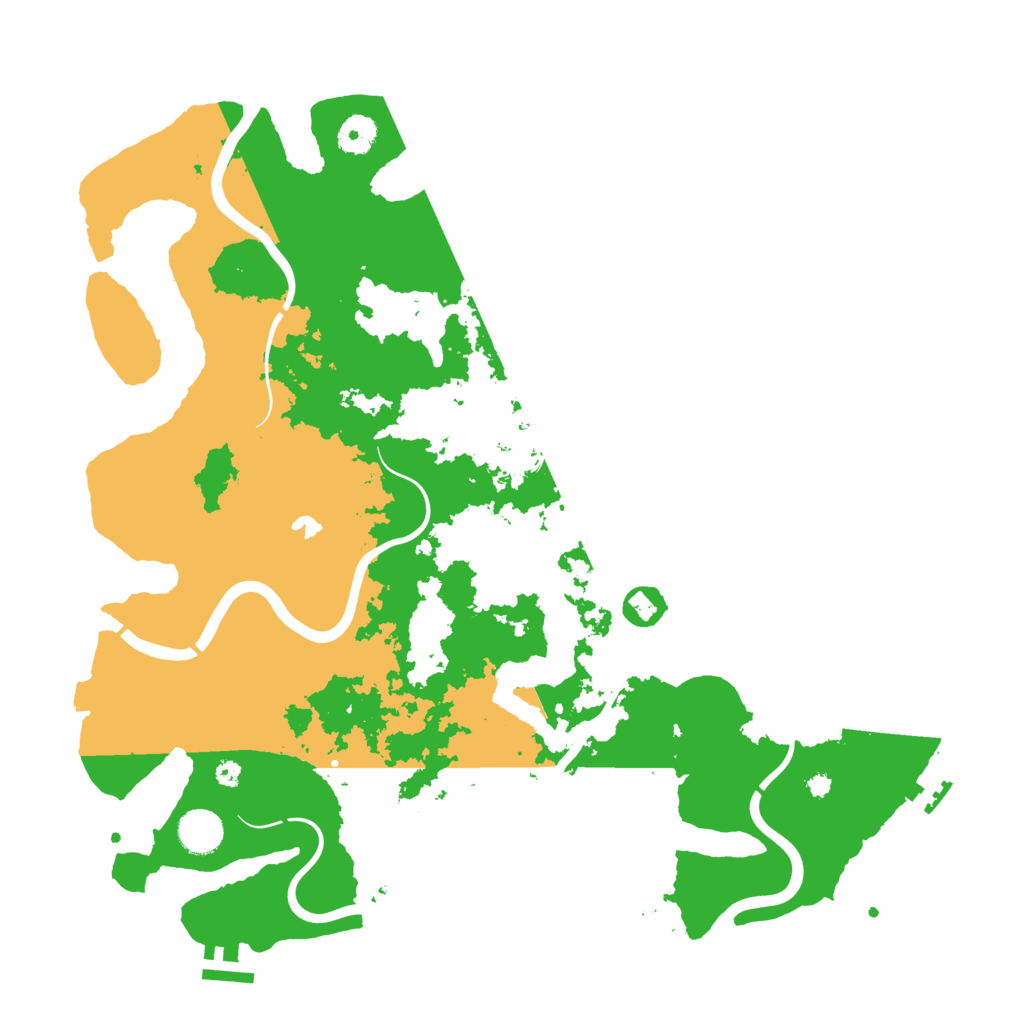 Biome Rust Map: Procedural Map, Size: 4000, Seed: 232590982