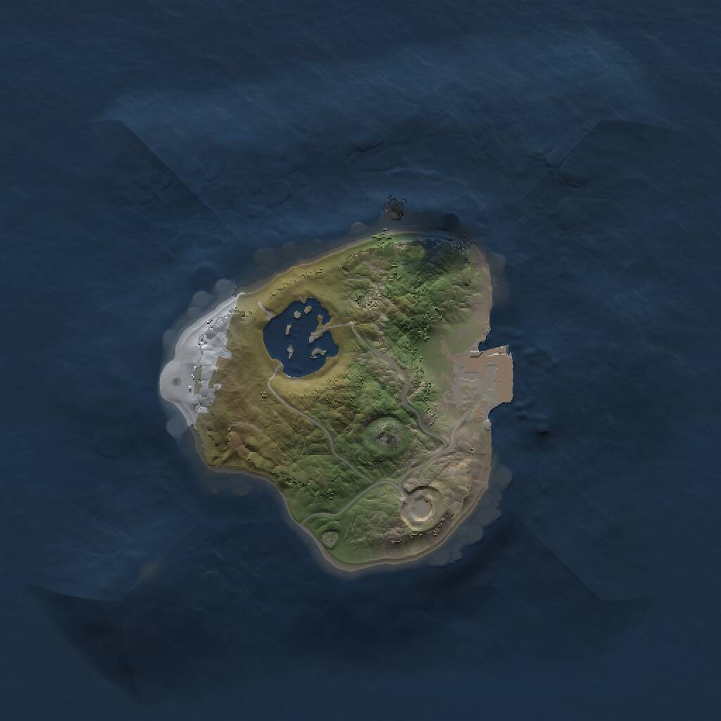 Rust Map: Procedural Map, Size: 1500, Seed: 399318335, 2 Monuments