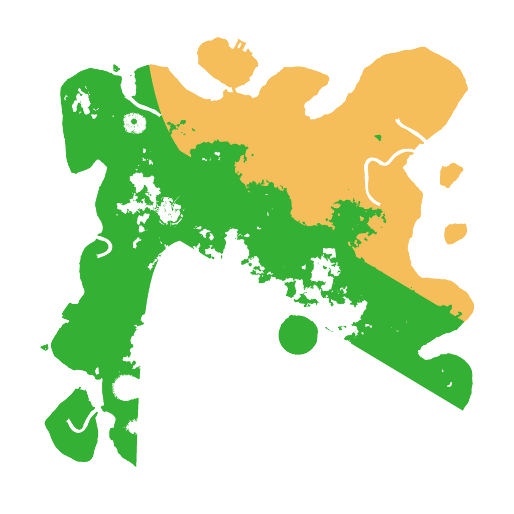 Biome Rust Map: Procedural Map, Size: 3500, Seed: 1565900634