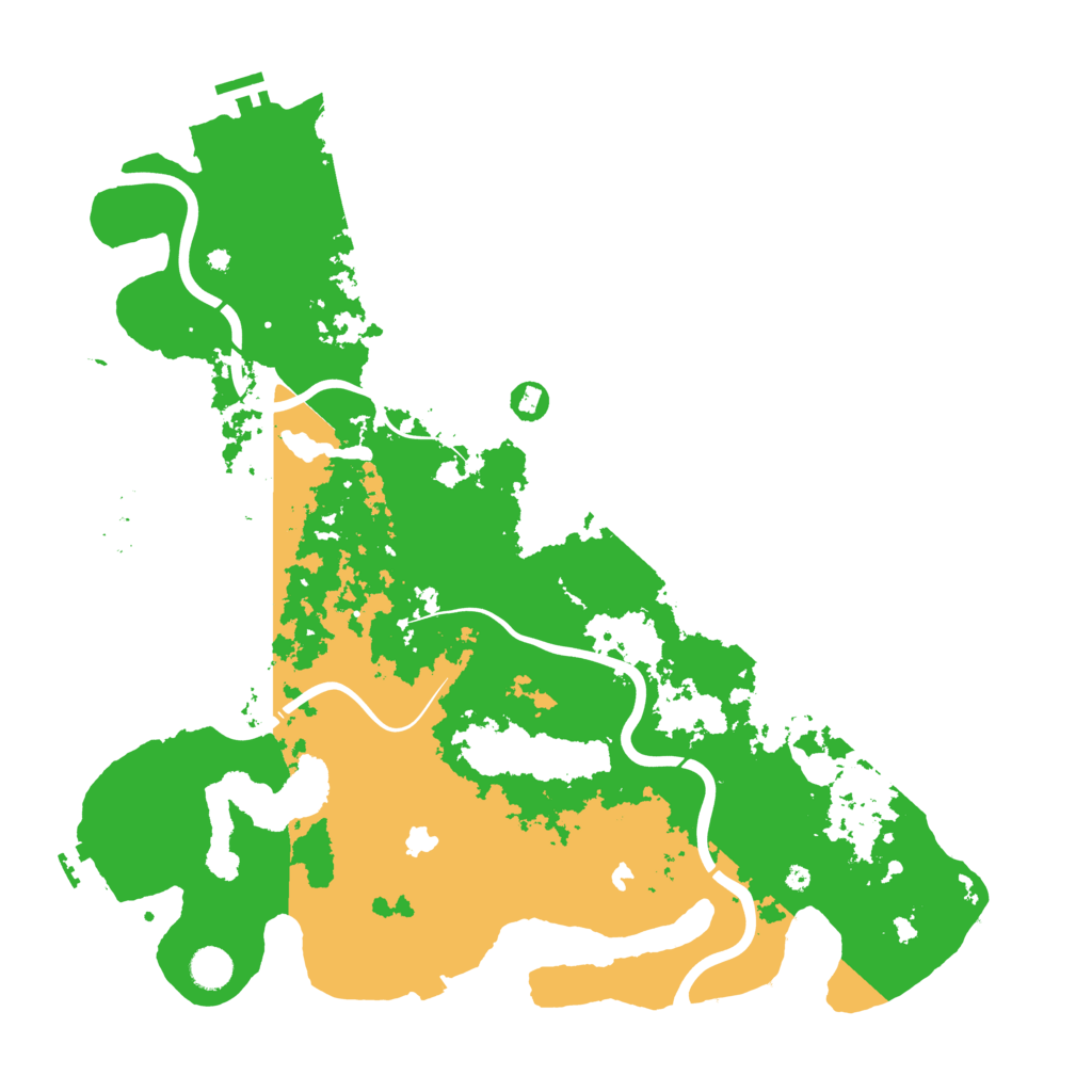 Biome Rust Map: Procedural Map, Size: 4500, Seed: 934585020