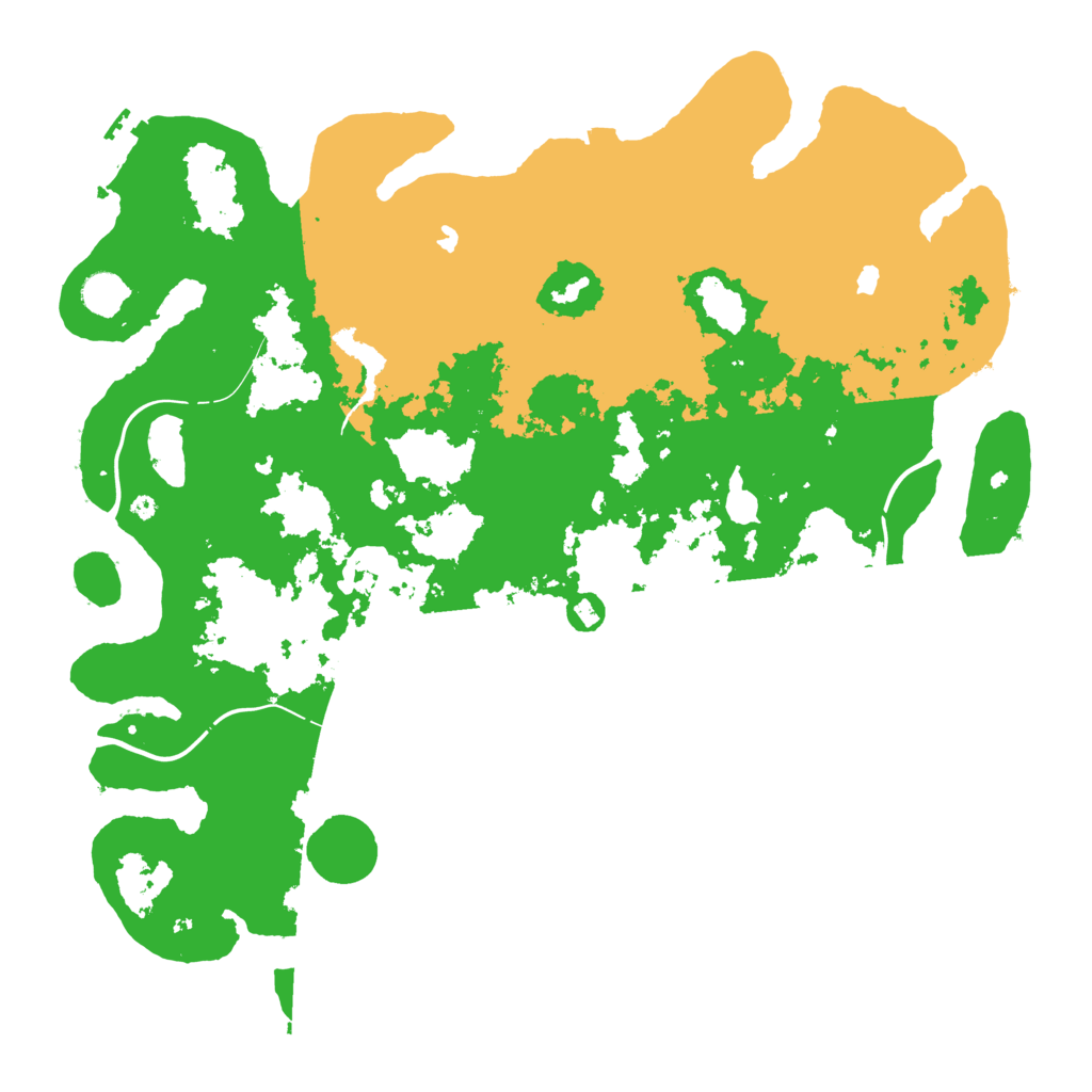 Biome Rust Map: Procedural Map, Size: 4500, Seed: 1038061318