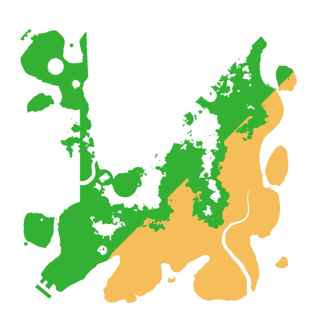 Biome Rust Map: Procedural Map, Size: 3500, Seed: 418746631