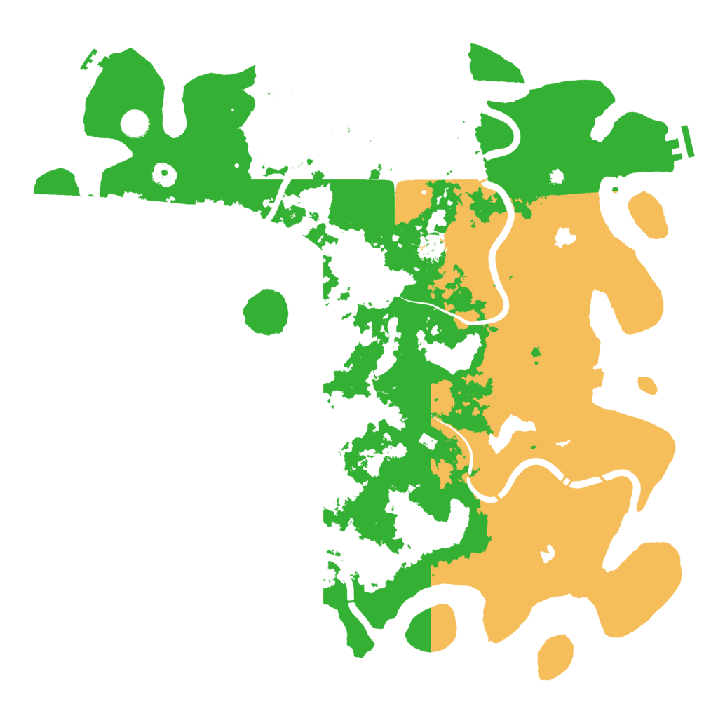Biome Rust Map: Procedural Map, Size: 4500, Seed: 1164601660