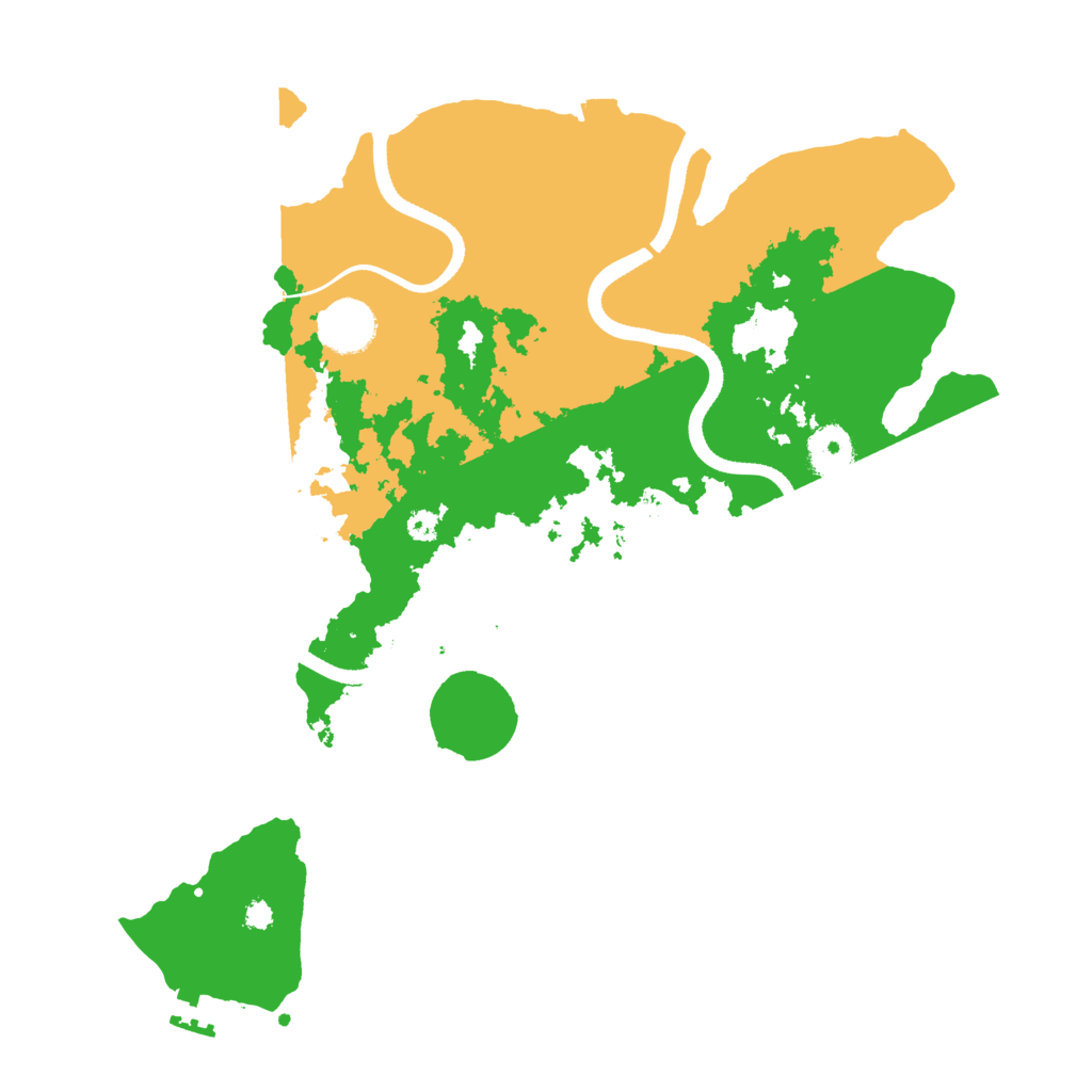 Biome Rust Map: Procedural Map, Size: 3500, Seed: 1014575279
