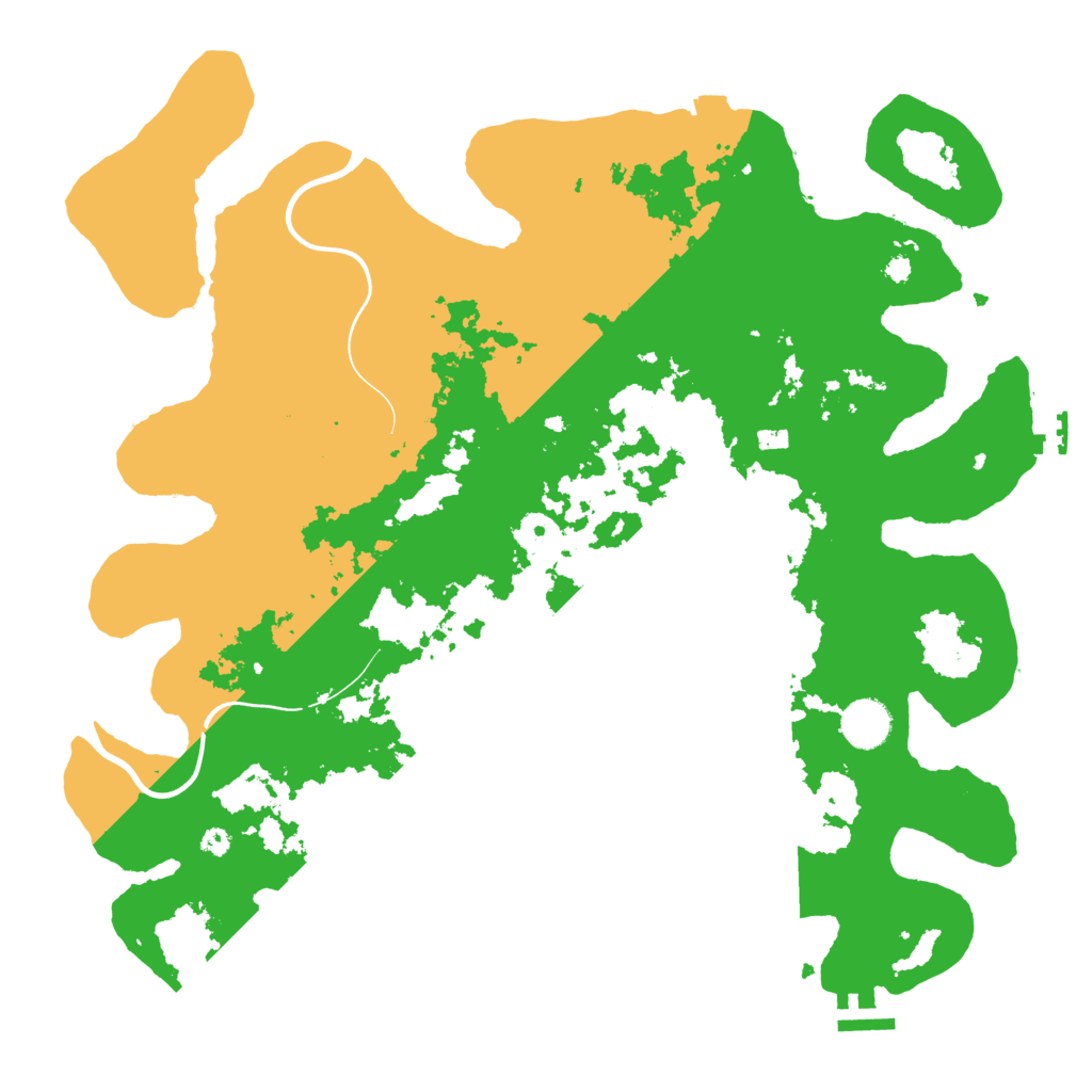 Biome Rust Map: Procedural Map, Size: 3850, Seed: 2105238423