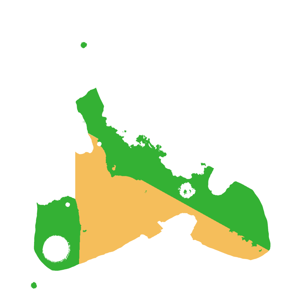 Biome Rust Map: Procedural Map, Size: 2000, Seed: 675842599