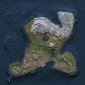 Thumbnail Rust Map: Procedural Map, Size: 2000, Seed: 675842599, 7 Monuments