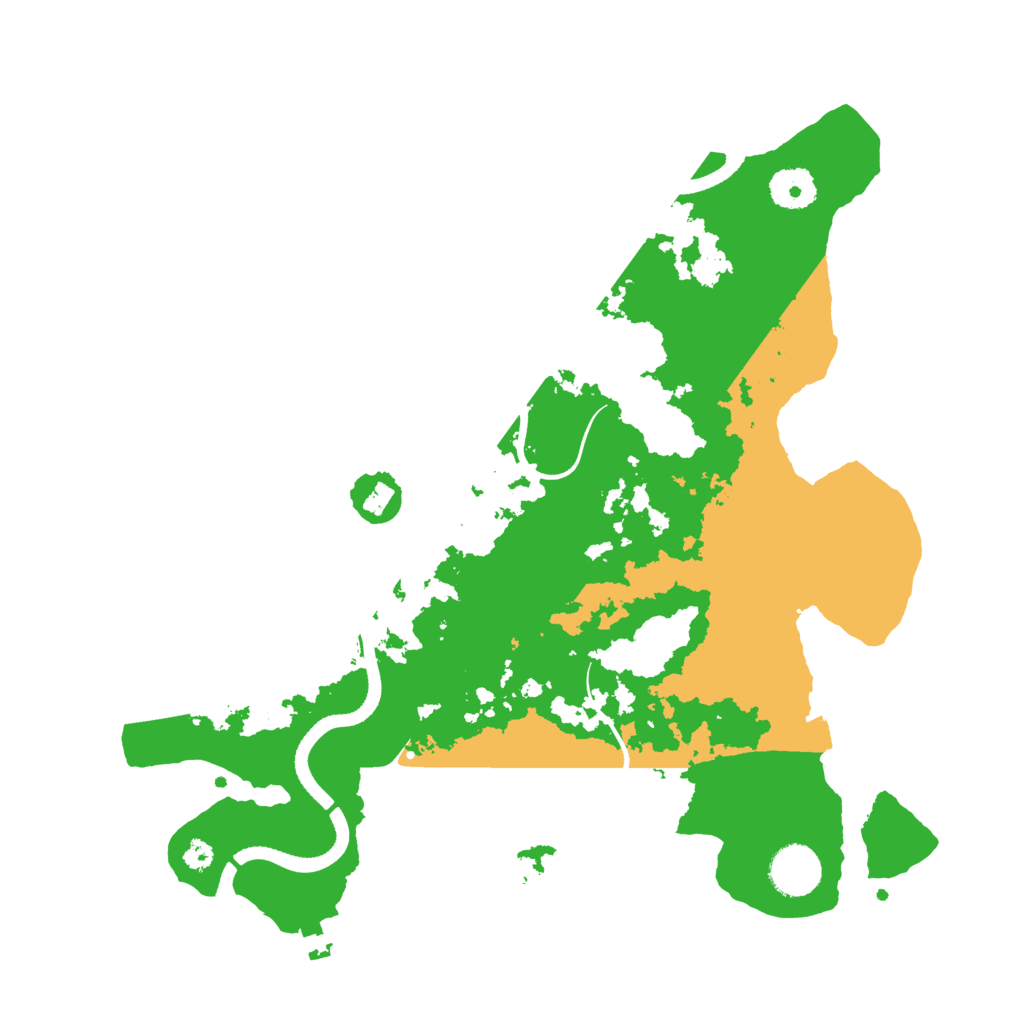Biome Rust Map: Procedural Map, Size: 3500, Seed: 219558320
