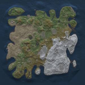 Thumbnail Rust Map: Procedural Map, Size: 3750, Seed: 422130, 18 Monuments