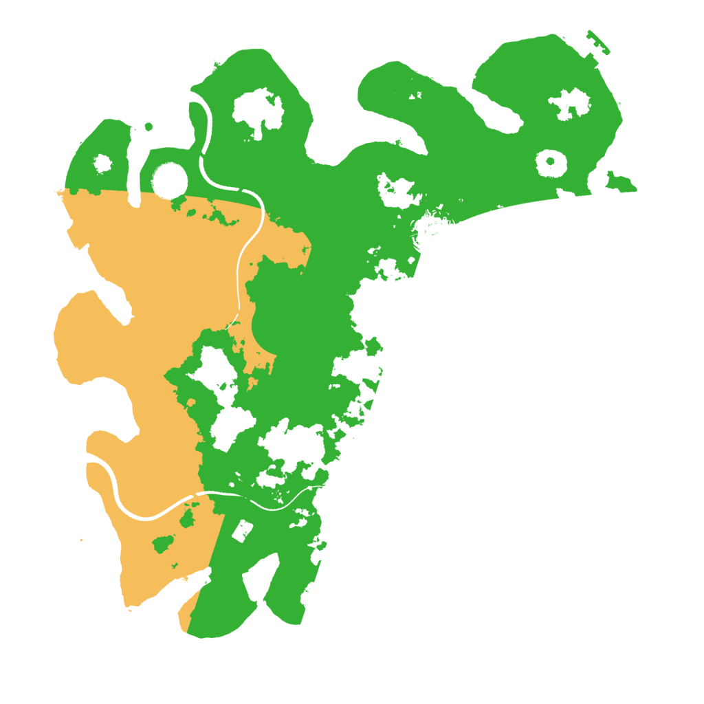 Biome Rust Map: Procedural Map, Size: 3500, Seed: 206742885