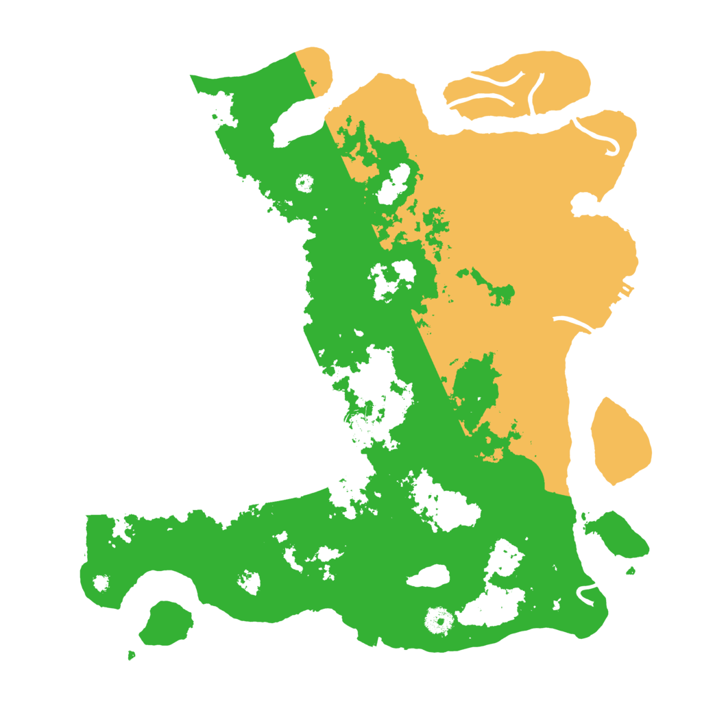 Biome Rust Map: Procedural Map, Size: 3950, Seed: 524