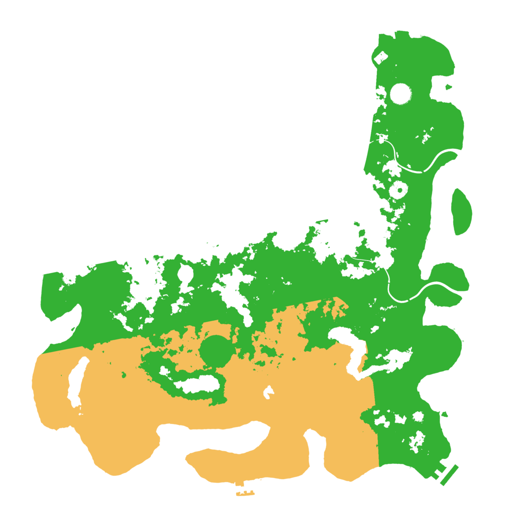 Biome Rust Map: Procedural Map, Size: 4300, Seed: 534