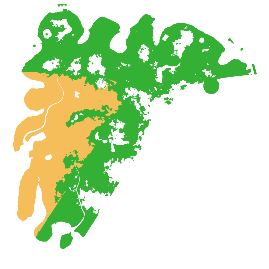 Biome Rust Map: Procedural Map, Size: 4500, Seed: 1156680019