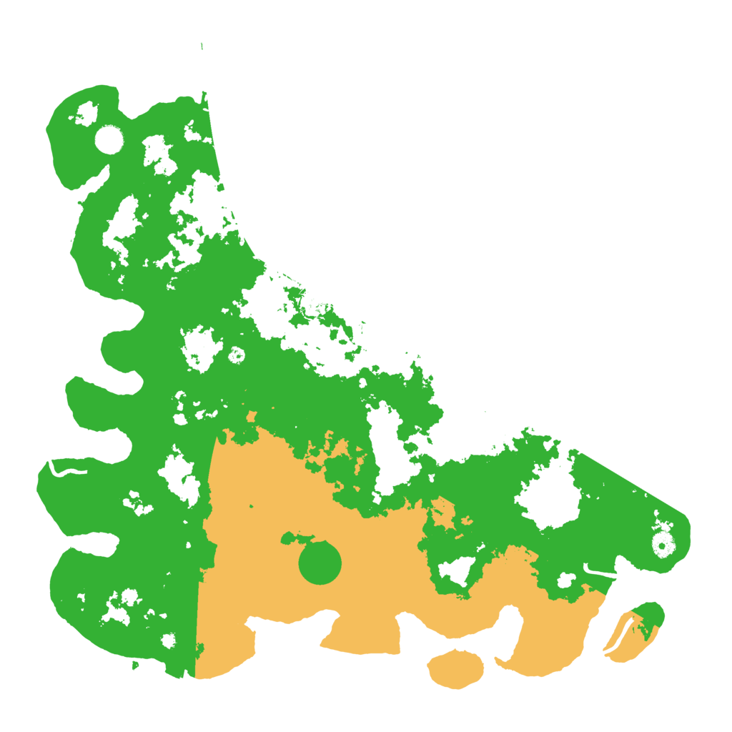 Biome Rust Map: Procedural Map, Size: 4500, Seed: 15240589