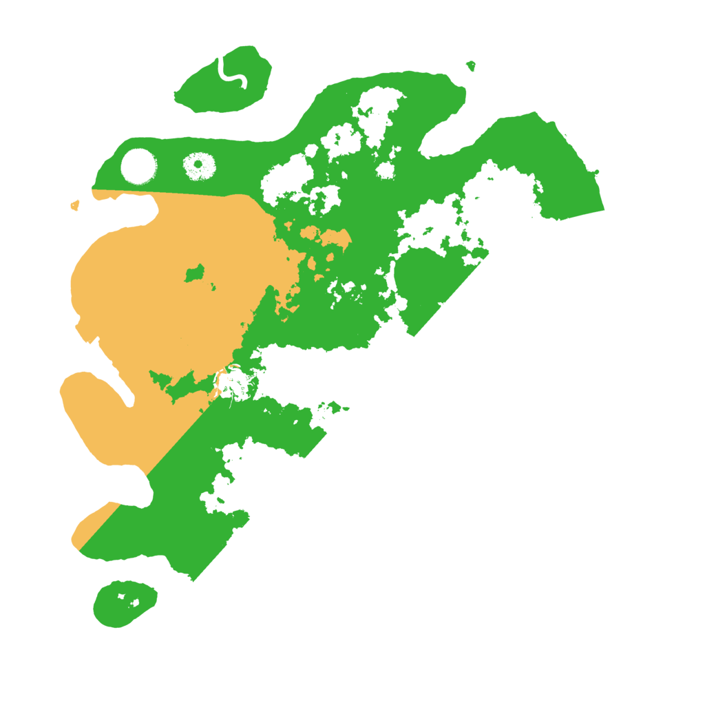 Biome Rust Map: Procedural Map, Size: 3500, Seed: 57212392