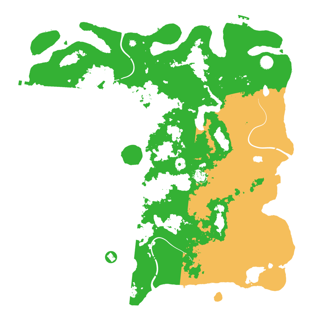 Biome Rust Map: Procedural Map, Size: 4250, Seed: 1721