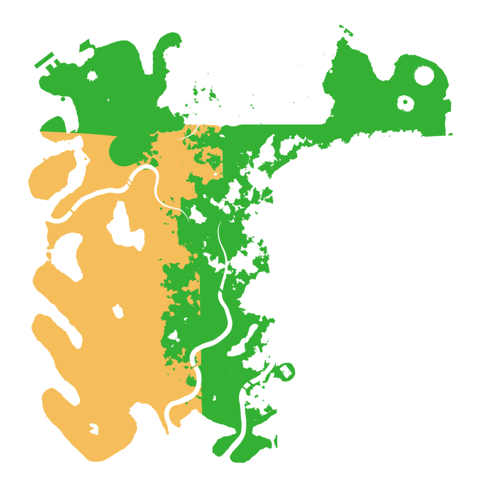 Biome Rust Map: Procedural Map, Size: 4500, Seed: 1279446573