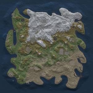 Thumbnail Rust Map: Procedural Map, Size: 4250, Seed: 1304925365, 18 Monuments