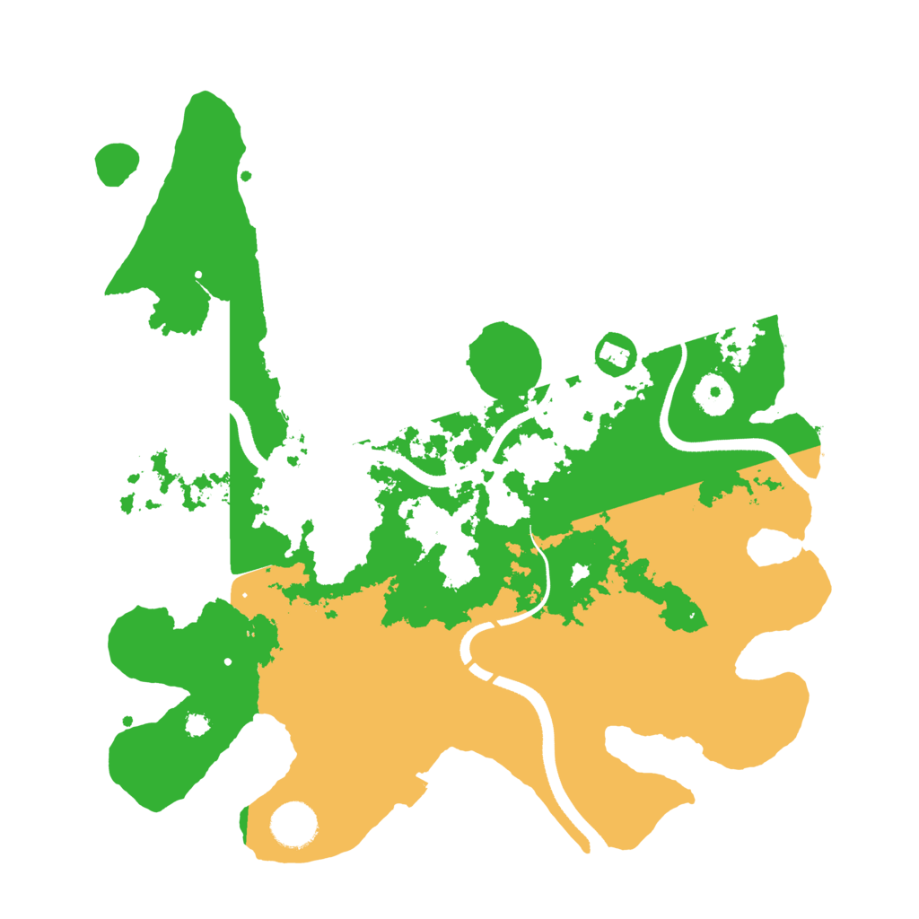 Biome Rust Map: Procedural Map, Size: 3500, Seed: 5815166