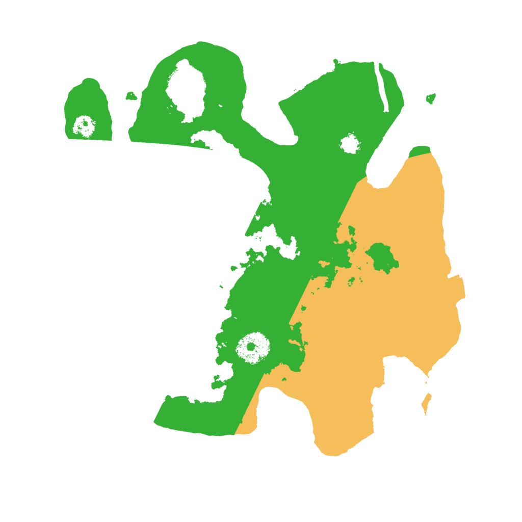 Biome Rust Map: Procedural Map, Size: 2500, Seed: 2080814785