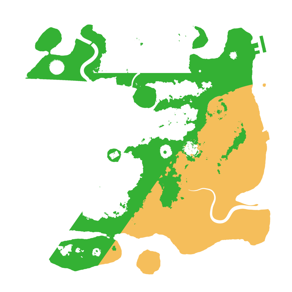 Biome Rust Map: Procedural Map, Size: 3500, Seed: 1274579129