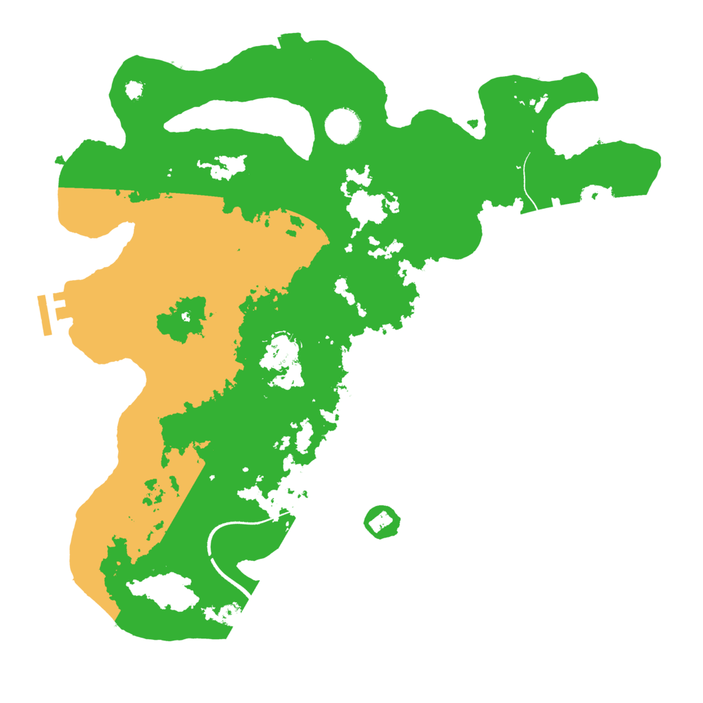 Biome Rust Map: Procedural Map, Size: 3500, Seed: 1521855650