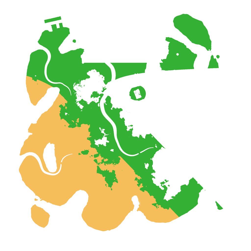 Biome Rust Map: Procedural Map, Size: 3000, Seed: 252287707