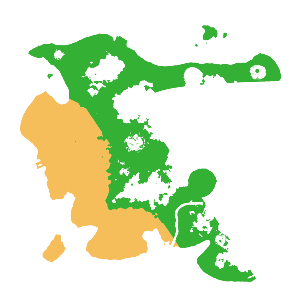 Biome Rust Map: Procedural Map, Size: 3000, Seed: 105812150