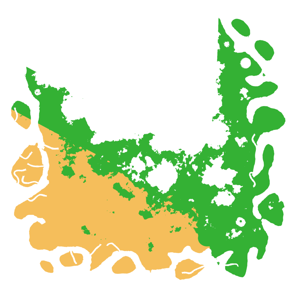 Biome Rust Map: Procedural Map, Size: 5000, Seed: 1612529206