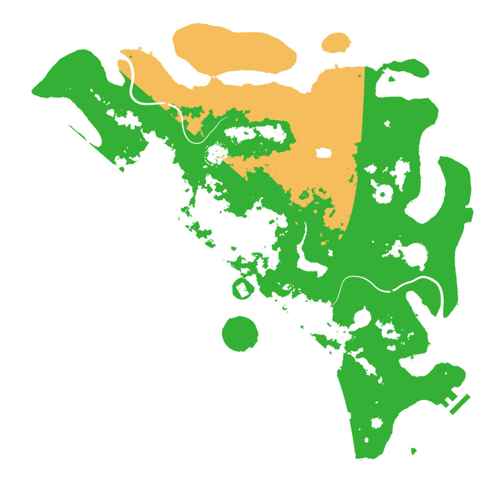 Biome Rust Map: Procedural Map, Size: 4000, Seed: 1995374549
