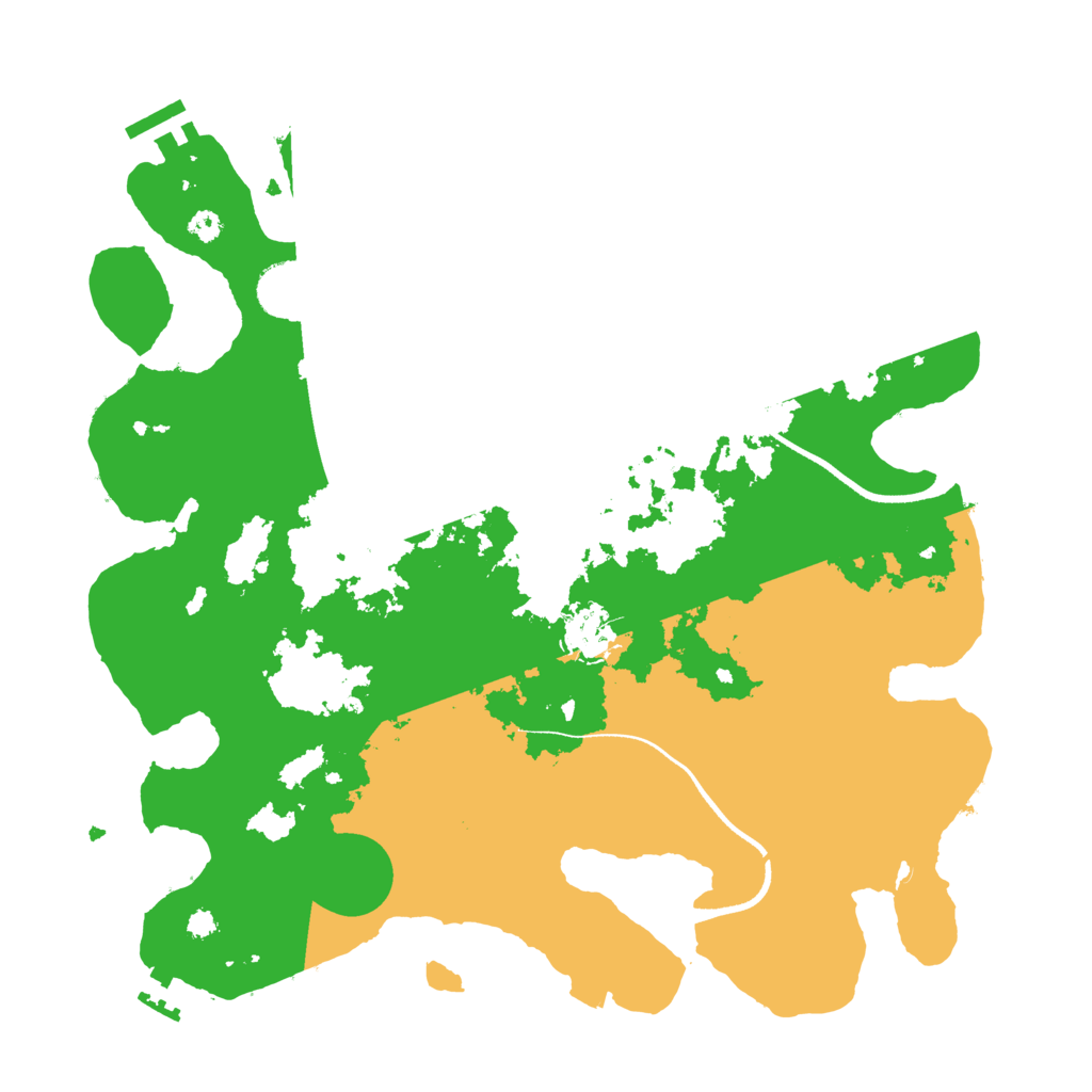 Biome Rust Map: Procedural Map, Size: 3500, Seed: 803514055