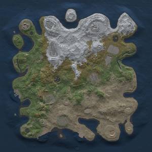 Thumbnail Rust Map: Procedural Map, Size: 3500, Seed: 803514055, 18 Monuments