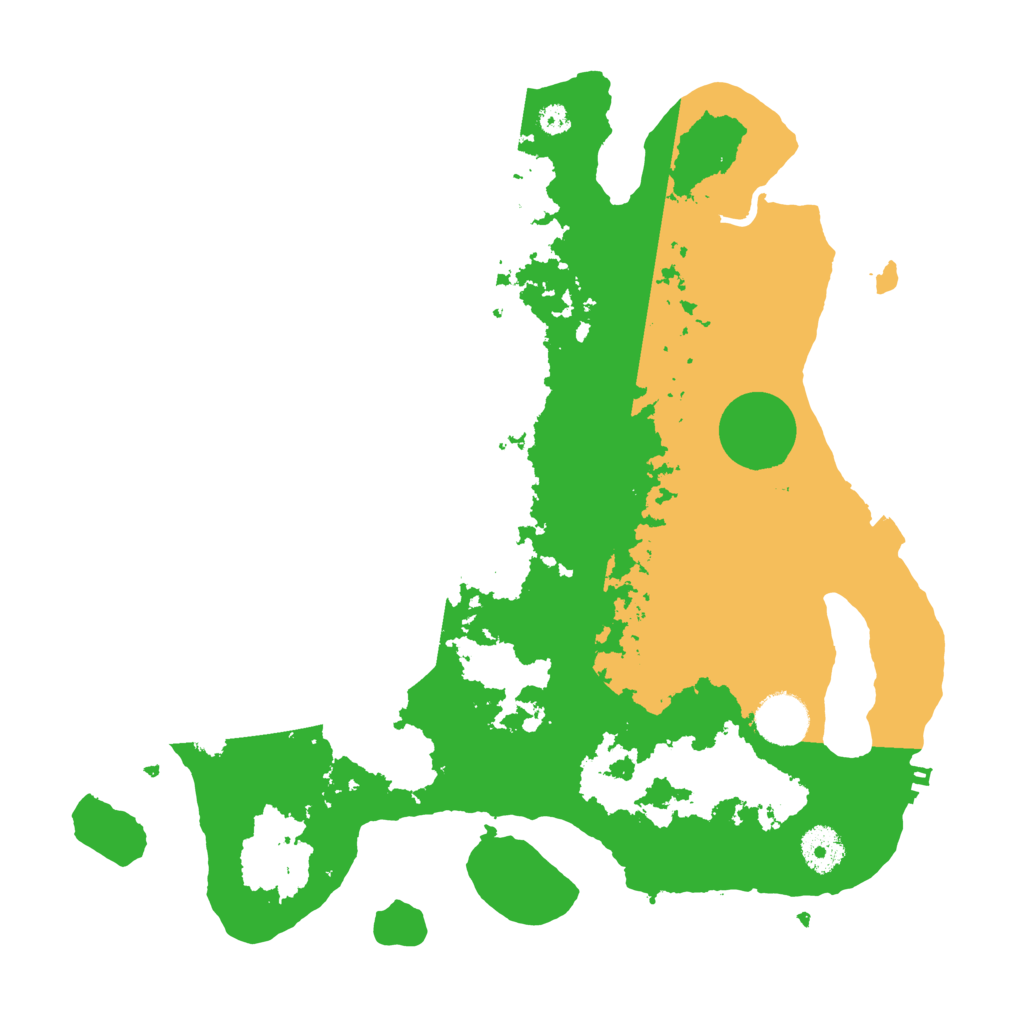 Biome Rust Map: Procedural Map, Size: 3500, Seed: 1529955797
