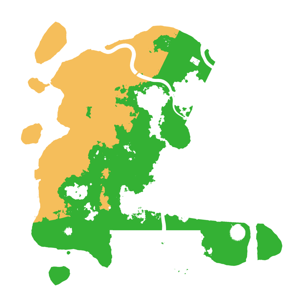 Biome Rust Map: Procedural Map, Size: 3500, Seed: 1753686806
