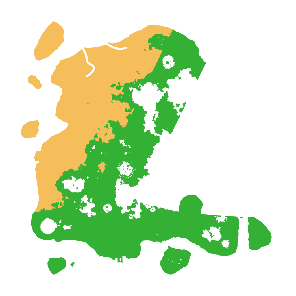 Biome Rust Map: Procedural Map, Size: 3500, Seed: 1753686806