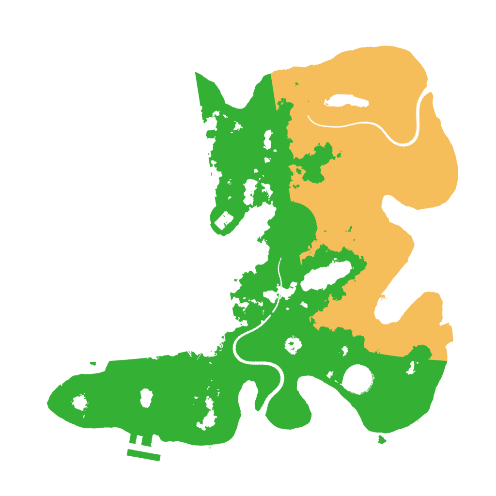 Biome Rust Map: Procedural Map, Size: 3000, Seed: 752636883