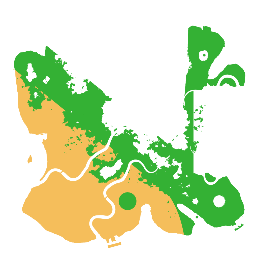 Biome Rust Map: Procedural Map, Size: 3850, Seed: 83791487