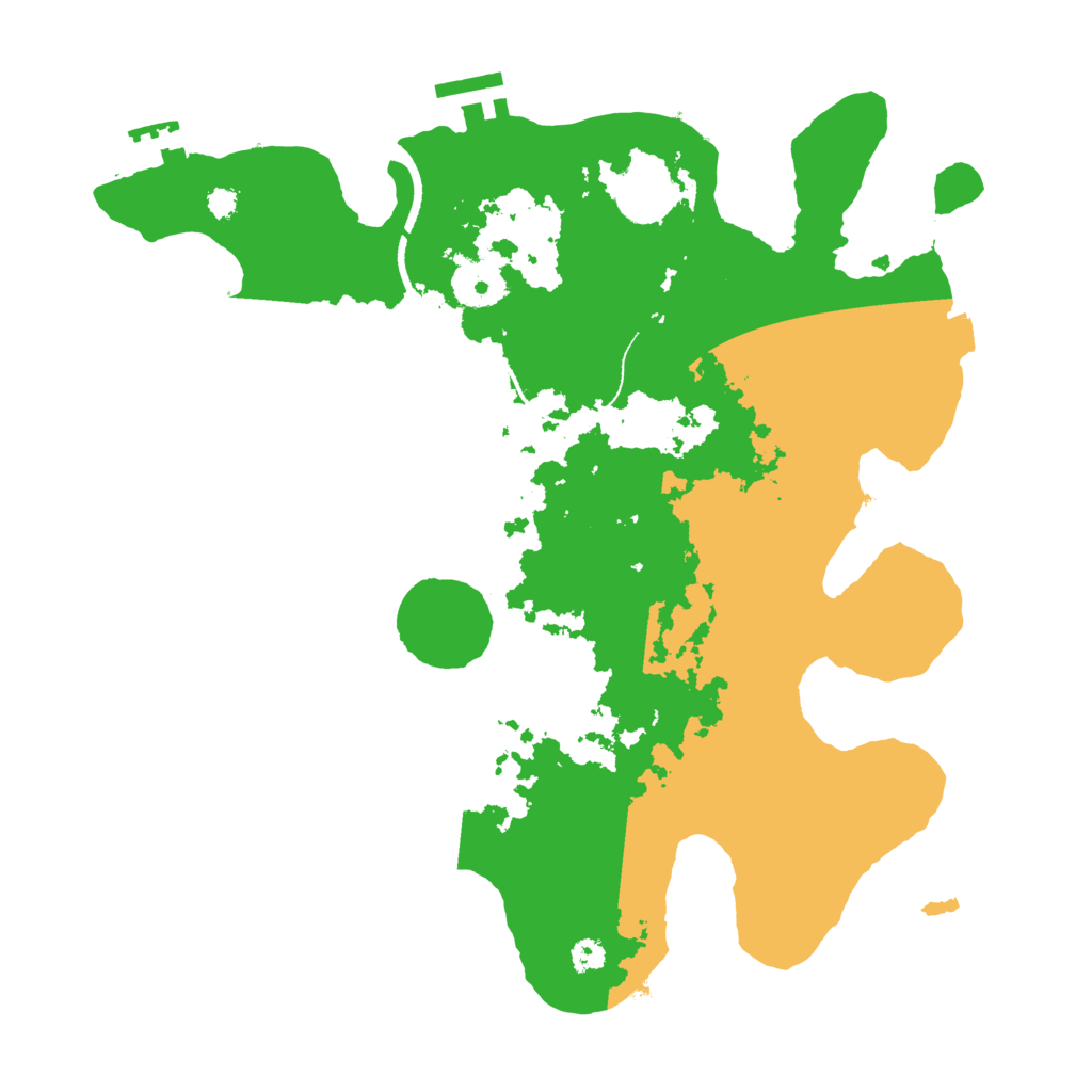 Biome Rust Map: Procedural Map, Size: 3250, Seed: 1070812220