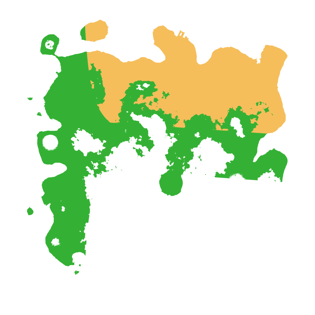 Biome Rust Map: Procedural Map, Size: 3600, Seed: 46217989