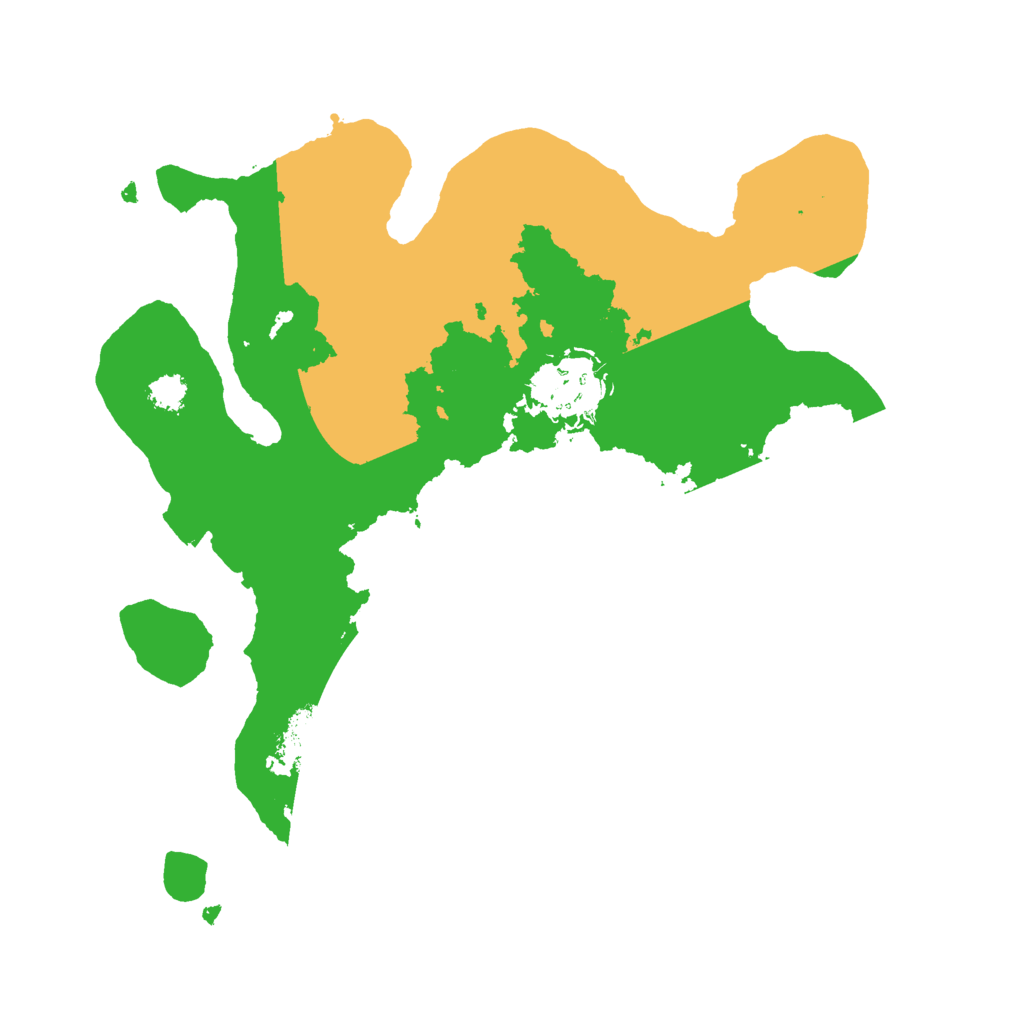 Biome Rust Map: Procedural Map, Size: 2600, Seed: 980683260